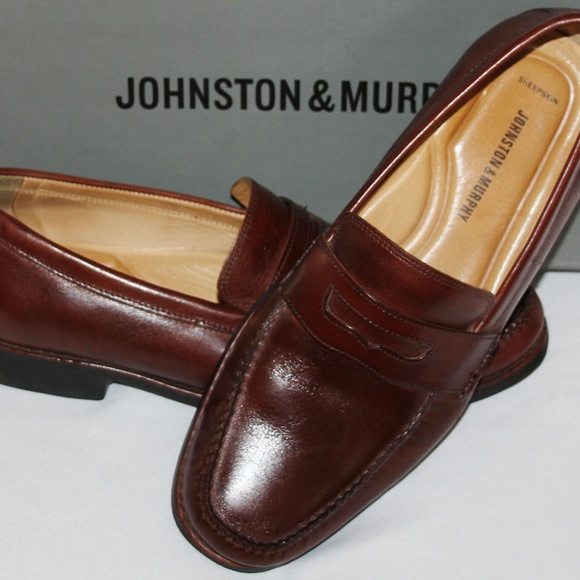Johnson & Murphy Other - NEW Johnston & Murphy Ainsworth Penny, Mahogany